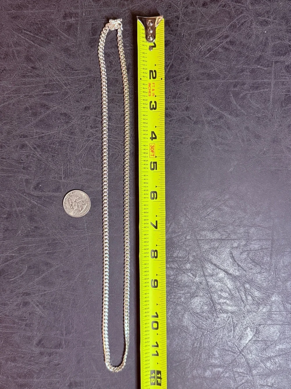 925 SOLID Sterling Silver Miami Cuban Chain 24” 38g